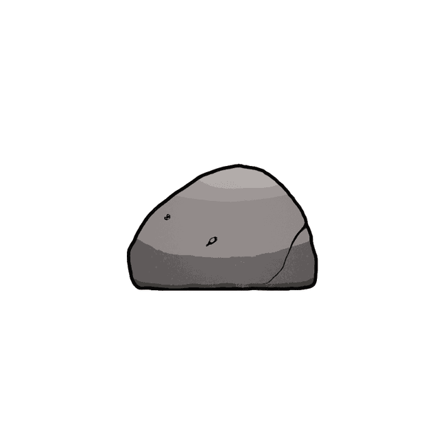 A rock drawing